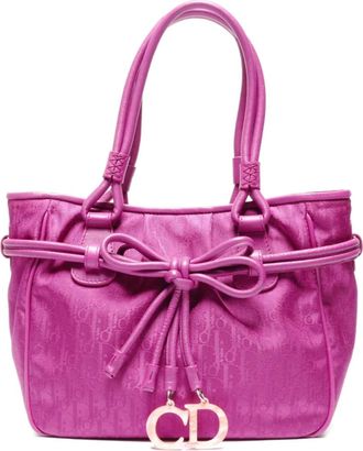 Dior Borsa tote con fiocco 2008 - Rosa