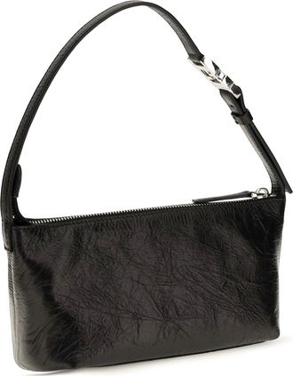 Fendi Womens Small Vanity Leather Pouch Nero Calf Bos Taurus Wallet