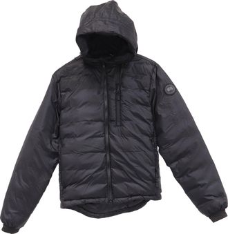 Canada Goose Lodge Hoody Black Label in Black Polyamide