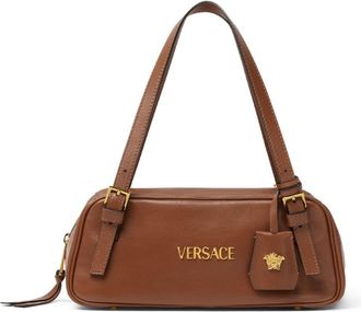 Versace Borsa a spalla Tag Bowling - Marrone