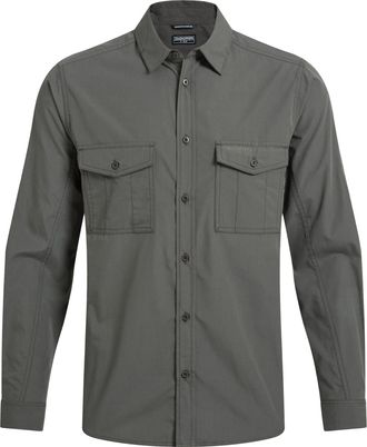 Craghoppers Heren Kiwi II shirt met lange mouwen (Cederhout)