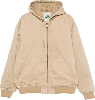 adidas EQT JKT Stokha - Heren - Outdoorjassen - Beige - M - Fitness