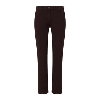 Liu Jo M.w. Cigarette Cropped - Dames - Vrijetijds broeken - Bruin - W25 - Katoen - Broeken