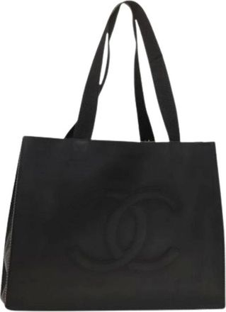 Chanel Pre-owned Tote Bags, female, Black, Size: ONE SIZE Pre-owned Vintage Tote Bag