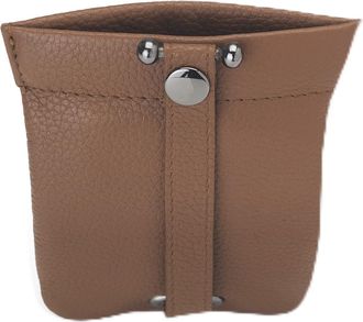 Josephine Osthoff Josephine Osthoff Genuine Leather Key Case with RFID Protection - Large Key Bell for Men & Women, Secure Key Storage with Metal Clip & Snap Closure (M