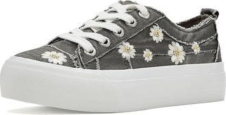 Blowfish Sadie-Sun 8 Lace-Up Shoes Womens Shoes Charcoal : 7.5 M, Synthetic