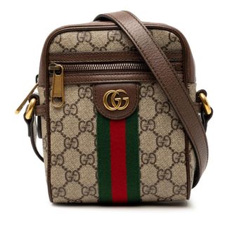 Gucci Pre-owned Gucci Mini GG Supreme Web Ophidia Crossbody Ladies 22XP38NWBNI3KURV