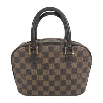 Louis Vuitton Brown Ebene Damier Canvas Handbag Tote Bag (Pre-Owned)