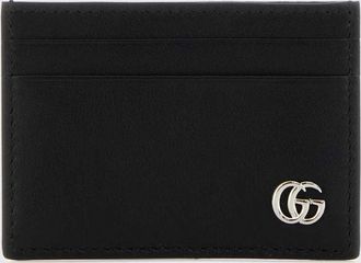 Gucci Portacarte in pelle con monogramma GG e fermasoldi