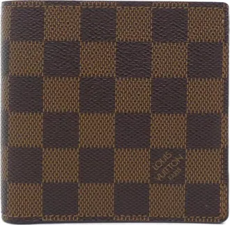 Louis Vuitton Ebene Coated Canvas Wallet (Bi-Fold) (Pre-Owned)