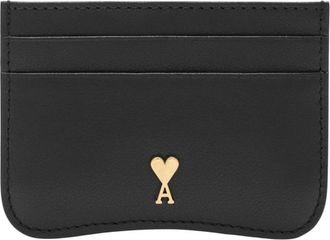 Ami Paris Paris Zipped Card Holder - Accessories - Mujer - Negro - ONE SIZE