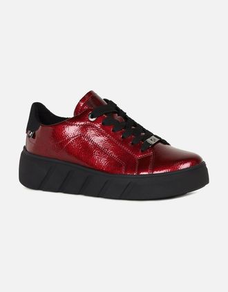 Rieker Womens Wand Womens Trainers - Red - Size: 6.5