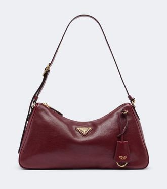 Prada Borsa a spalla Prada Aim&eacute;e Large in pelle