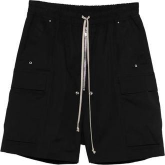 Rick Owens Shorts cargo con coulisse - Nero