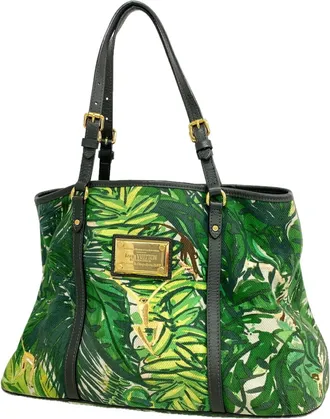 Louis Vuitton Green Tote Bag (Pre-Owned)