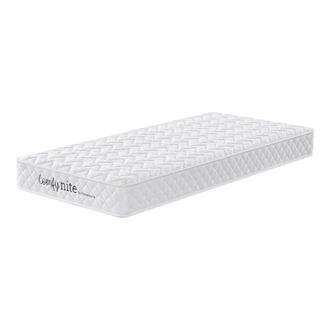 Home Source Industries Bonnell Coil System Quilted Mattress Medium Firmness 17.5cm Deep in White | Size: King