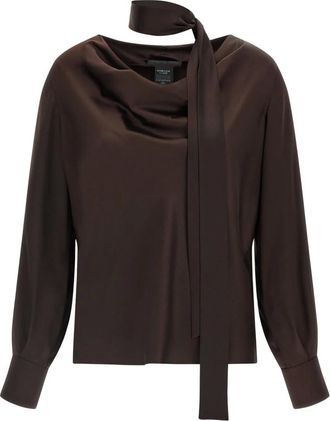 Max Mara Blusa Piano Fiocchi - Blouses & Shirts - Mujer - Marr&oacute;n - L