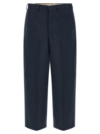 Pantaloni Torino Blue Straight Flat Front Pant