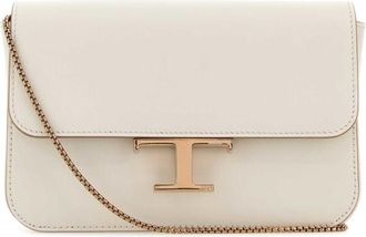 Tod's TodS Ivory Leather Micro Crossbody Bag