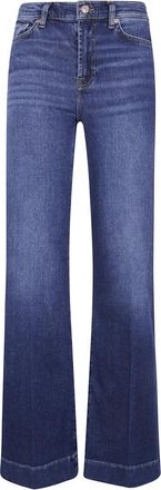 7 For All Mankind Modern Mojo Classic Denim - Dames - Flared Jeans - Blauw - W23 - Denim - Jeans