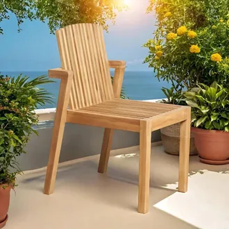 Wanda Collection Silla De Jard&iacute;&shy;n De Teca Maciza Imzo