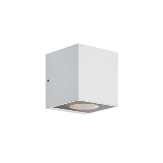 Arcchio L&aacute;mpara de pared exterior de aluminio blanco