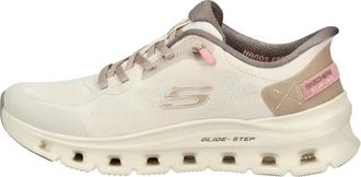 Skechers 150428/Ntbr Glide Step Motion Nat - Dames - Sneakers - Beige - 41 EU - Schoenen