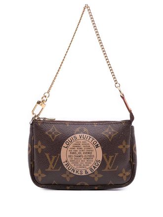 Louis Vuitton 2007 Monogram Trunks and Bags Mini Pochette Accessoires handbag - Brown