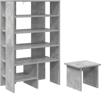vidaXL Armario Zapatero 2 Uds. 62 X 35 X 100 Cm Madera De Ingenier&iacute;a Vidaxl