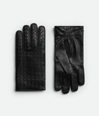 Bottega Veneta Intrecciato Leather Gloves - Bottega Veneta