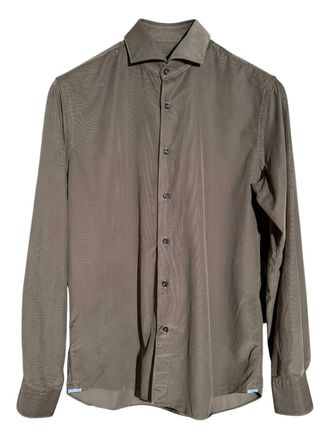 Xacus Camicia a coste - Marrone
