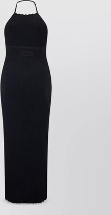 Jacquemus sleeveless knit sweetheart-neckline midi dress