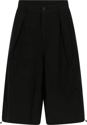 Ymc You Must Create Salba Cotton-Linen Drawstring Shorts