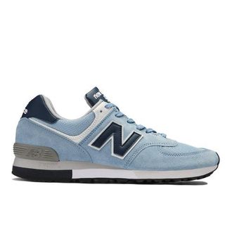 New Balance Unisex MADE in UK 576 in Blu/Grigio, Pelle Scamosciata/Rete, Taglia 38.5