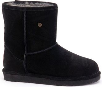 Warmbat Laars Kangaroo Suede Zwart