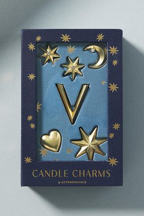 Anthropologie Monogram Candle Charms