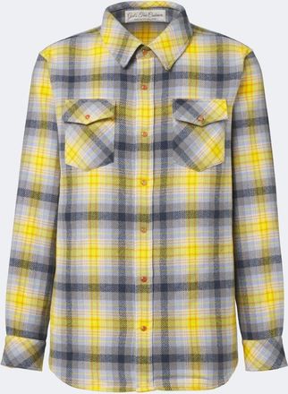 God's True Cashmere Camicia Alchemy in cashmere tartan