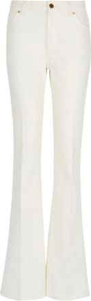 Balmain Rechtgesneden denim jeans - Dames - Flared Jeans - Wit - XS - Denim - Jeans