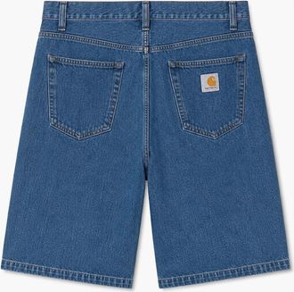 Carhartt Work in Progress Mens Carhartt WIP Denim Landon Short Blue Heavy Stone Wash - Size: 32/36