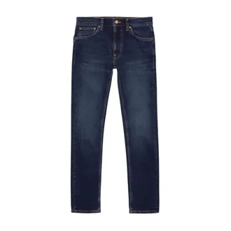 Nudie Jeans Straight Jeans, male, Blue, Size: W31 L31 Grim Tim