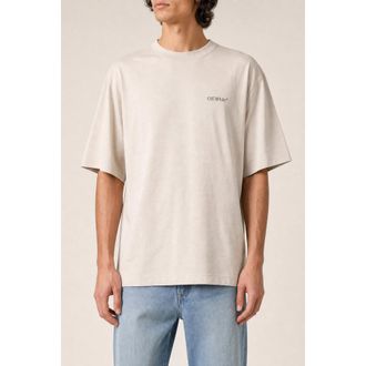 Off-white Mens Skate Fit Marker Arrow Jersey Short Sleeve Tee Nwt Msrp $445.00, Size XL
