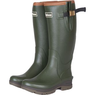 Barbour Tempest Waterproof Rain Boot in Olive at Nordstrom, Size 10