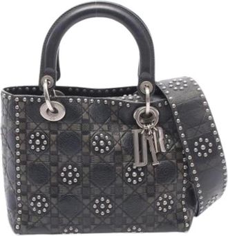 Dior Pre-owned Vintage Handbag - Dames - Vintage Handtas - Zwart - ONE Size - Leer - Vintage