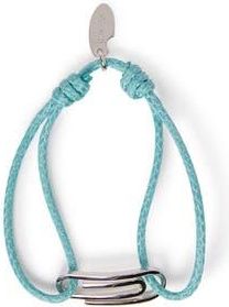 Off-white Mens Paperclip Blue Cord Bracelet at Nordstrom