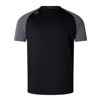 Canterbury Of New Zealand Heren Elite Training T-Shirt (Zwart/Magnolia Marl)