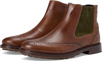 Martin Dingman McKinley Wingtip Boot Mens Lace-up Boots Oak : 11 M, Leather
