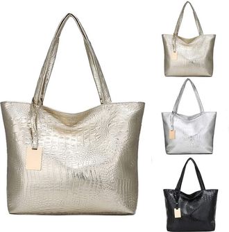 Generic Handbag For Women Soft Pu Leather Large Capacity Tote Bag Shopping Holiday Travel Working Casual Shoulder Bags Fashion Vintage Top-Handle Elegant Tote