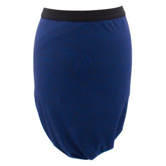 Alexander Wang Set of two draped & fitted skirts in blue and black Size S