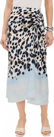 A.L.C. Grace Skirt In Navy/light Blue