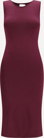 SA SU PHI Abito lungo smanicato slim fit in seta Woman 40
